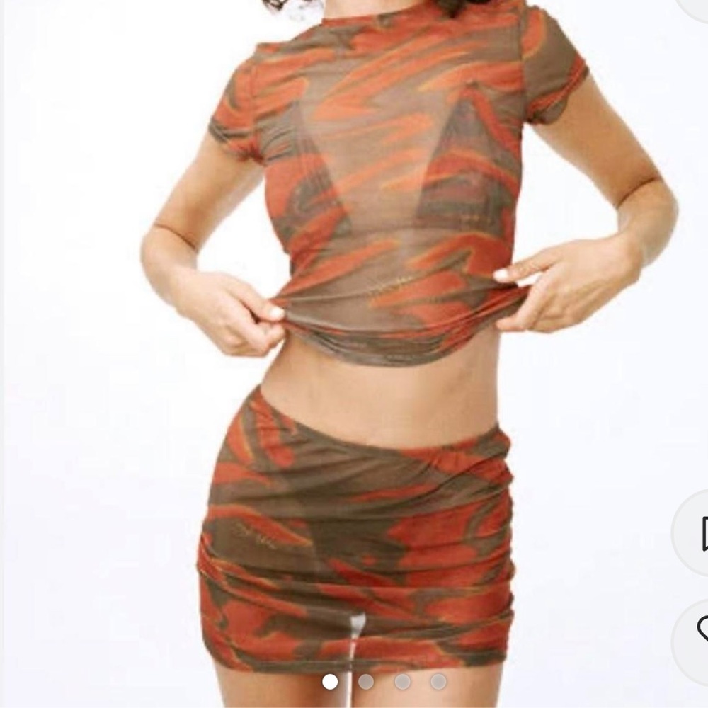 With Jean Dylan Mini Skirt NWT nyx color